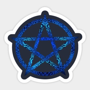 Color Pentagram Sticker